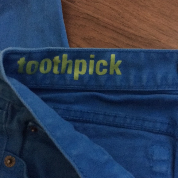 ‼️4/$10‼️ J.Crew Bright Blue Toothpick Jeans - Picture 3 of 5